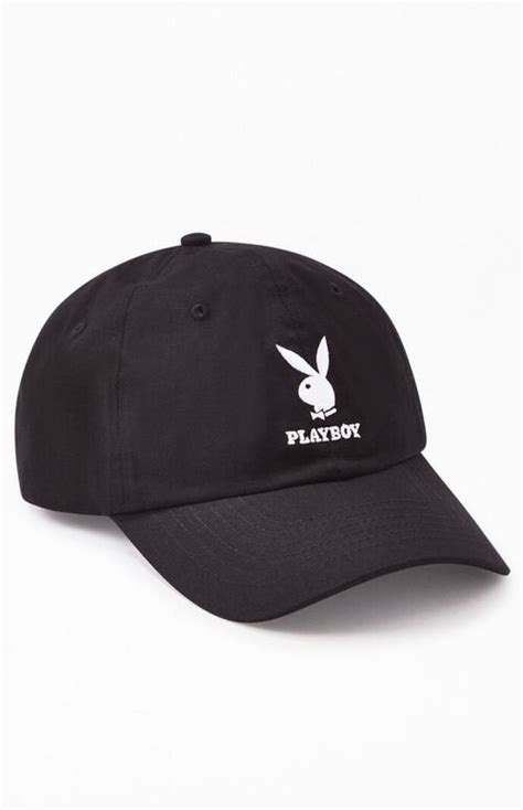 playboy dad hat|PacSun Playboy Men's PB Strapback Dad Hat .